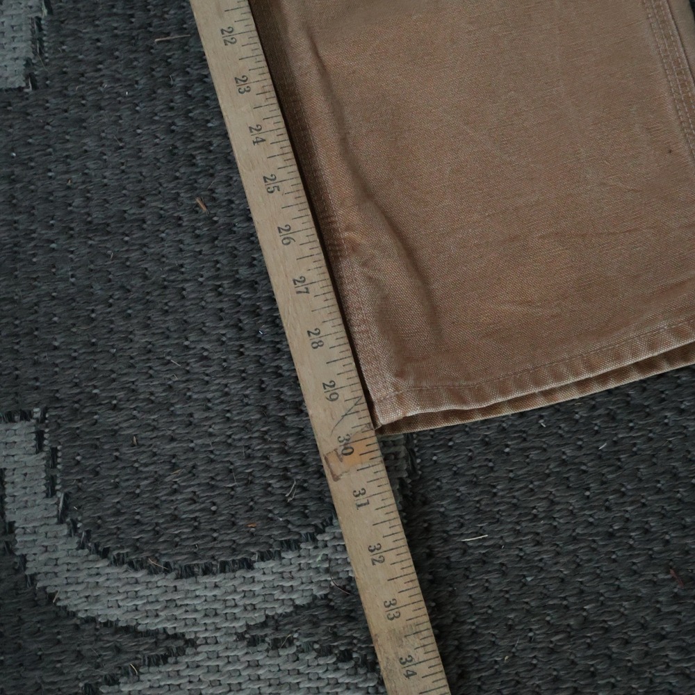Carhartt Double Knee Pants B01 BRN Loose Original Fit Made in USA 30X30 Rare - Picture 5 of 12
